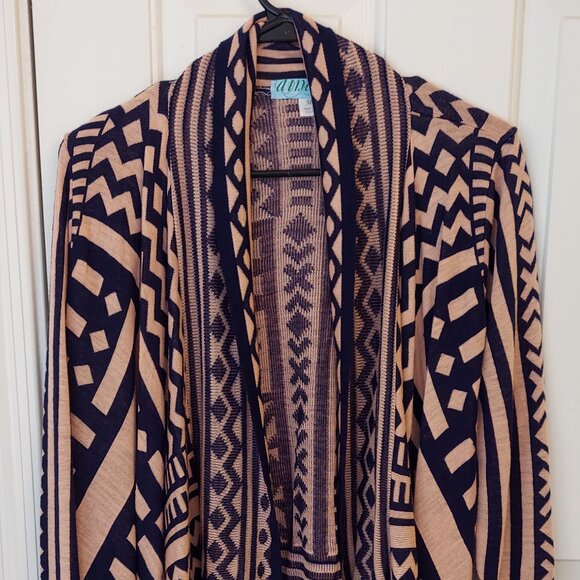 Dina Be Francesca Open Wrap Cardigan Women's Medium - Picture 2 of 11